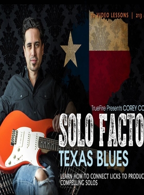 TrueFire Solo Factory Texas Blues Corey Congilio 德州布鲁斯