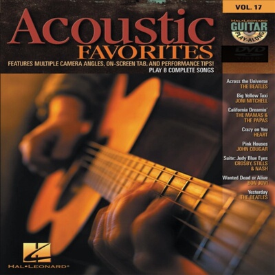 Guitar Play Along Vol.17 Acoustic Favorites 原声吉他独奏教程