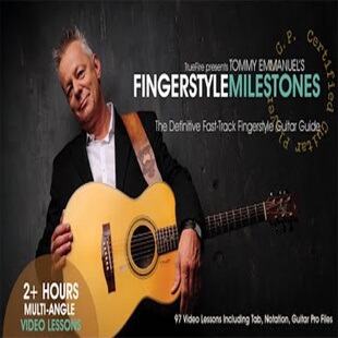 TrueFire Fingerstyle Milestones Tommy Emmanuel 中文指弹吉他