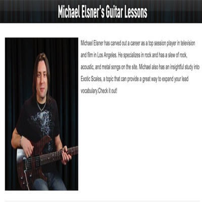 GuitarTricks Michael Elsner Guitar Lessons 吉他调式音阶+视谱