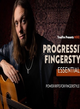 TrueFire Progressive Fingerstyle Essential Riffs Mike Dawes