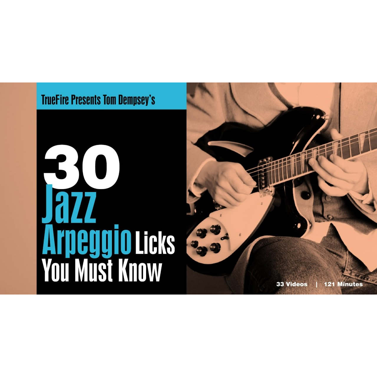 TrueFire 30 Jazz Arpeggio Licks Tom Dempsey 爵士吉他琶音+音
