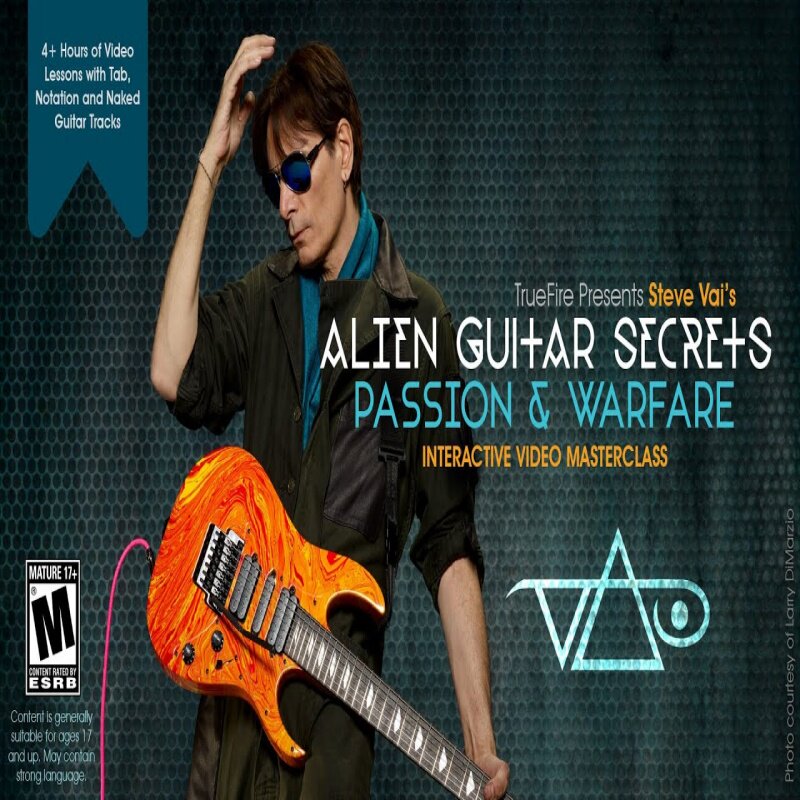 TrueFire Alien Guitar Secrets Passion Warfare Steve Vai 中字
