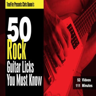 Guitar 音视 TrueFire Rock Buono 摇滚吉他乐句 Chris Licks