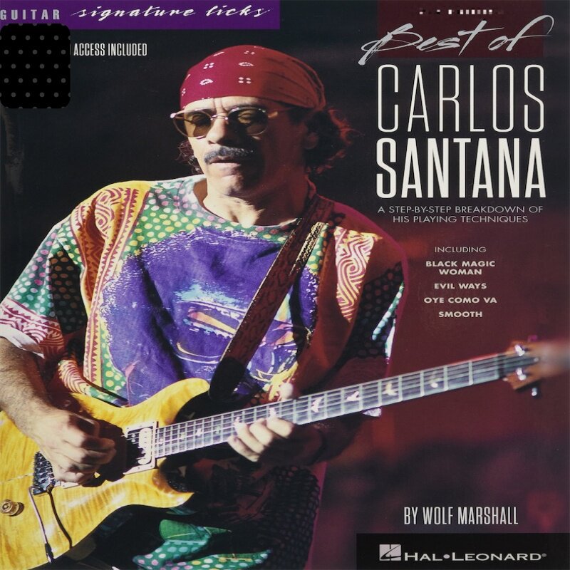 Guitar Signature Licks Best Of Carlos Santana桑塔纳吉他谱+音图片