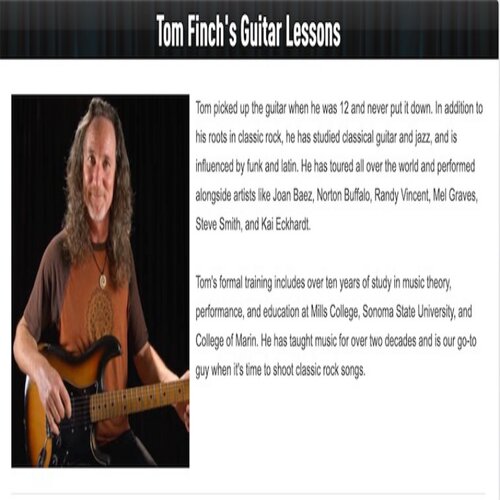 GuitarTricks Tom Finch Guitar Lessons吉他独奏即兴教程+音视谱