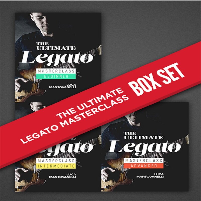 The Ultimate Legato Luca Mantovanelli 3套吉他终极连奏技巧+音
