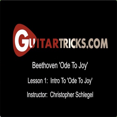 How to Play Ode To Joy Beethoven Guitar 古典吉他独奏教程+谱