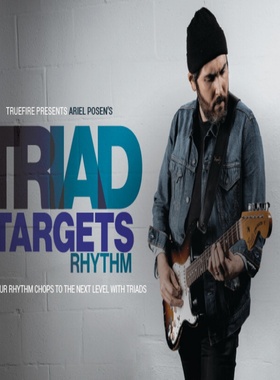 TrueFire Triad Targets Rhythm Ariel Posen 吉他三和弦目标节奏