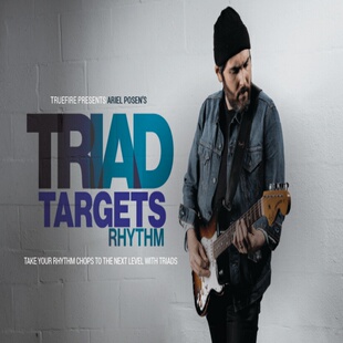 Posen TrueFire 吉他三和弦目标节奏 Ariel Rhythm Triad Targets