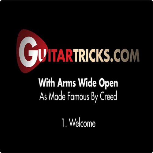 How to Play With Arms Wide Open Creed 吉他演奏教程+伴视谱