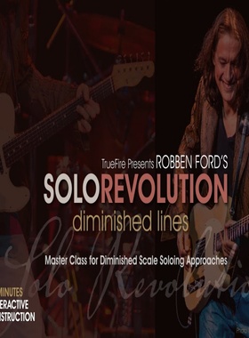 TrueFire Solo Revolution Diminished Lines Robben Ford 减音阶