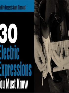 TrueFire 30 Electric Expressions Andy Timmons 电吉他表情乐句