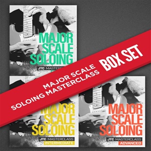 Major Soloing Masterclass 3套吉他大调音阶独奏即兴教程 Scale