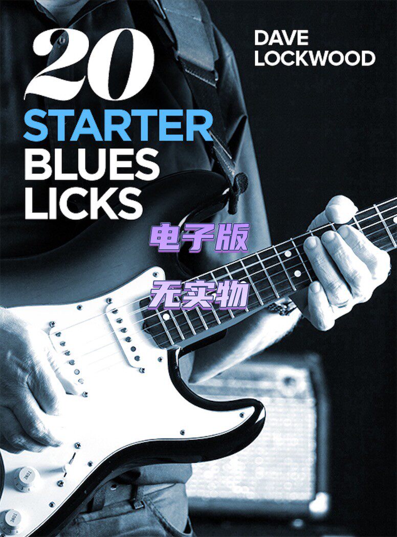 20 starter blues licks dave lockwood jtc布鲁斯新手吉他乐句