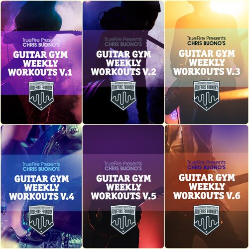 TrueFire Guitar Gym Weekly Workouts Chris Buono 6套吉他练习