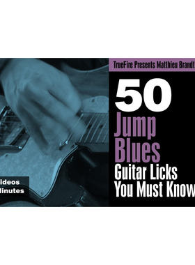 TrueFire 50 Jump Blues Guitar Licks Matthieu Brandt 蓝调吉他