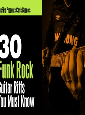 TrueFire 30 Funk Rock Riffs Chris Buono 放克摇滚吉他乐句教程