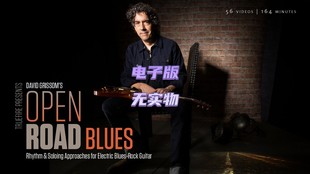 David 音视谱 Grissom Road Blues Open 布鲁斯吉他教程 TrueFire