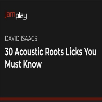JamPlay 30 Acoustic Roots Licks You Must Know Dave Isaacs+谱