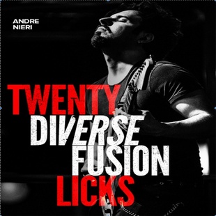 20 Diverse Fusion Licks Ander Nieri JTC融合爵士吉他乐句+音视