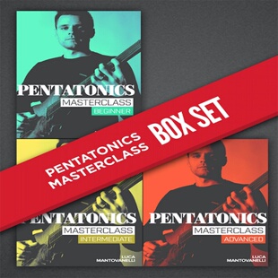 Pentatonic Masterclass Luca Mantovanelli 3套中文吉他五声音阶