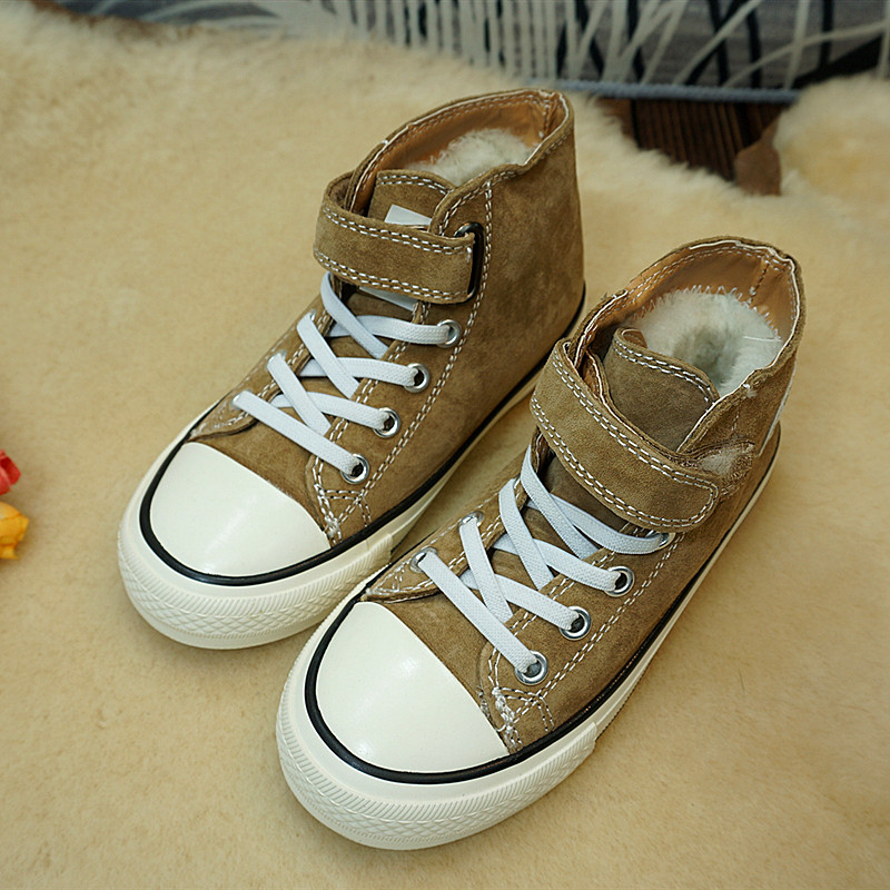 雪地靴儿童真皮羊毛儿童羊毛