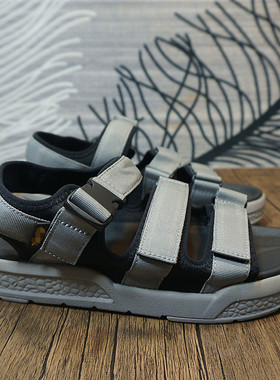 夏季新款男士魔术贴凉鞋 厚底沙滩凉鞋 舒适透气 58-1