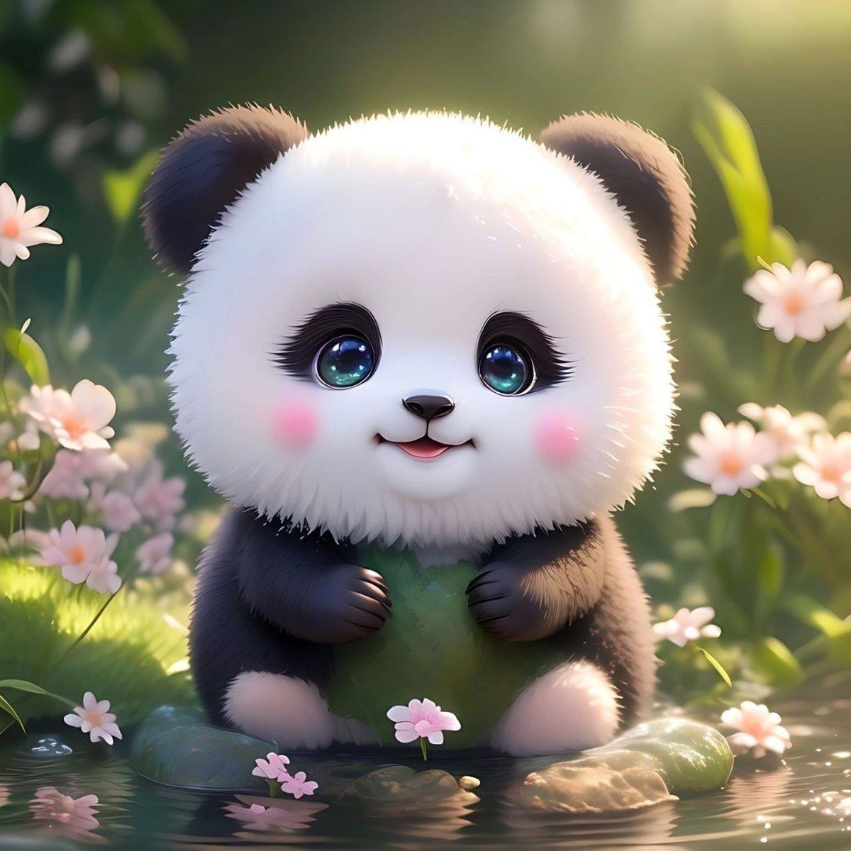 可爱熊猫大熊猫自愈系自粘贴画贴纸海报装饰画墙面装饰不干胶贴纸,个性定制/设计服务/DIY,写真/海报印制,淘宝优惠券,粉丝福利购,淘宝优惠卷