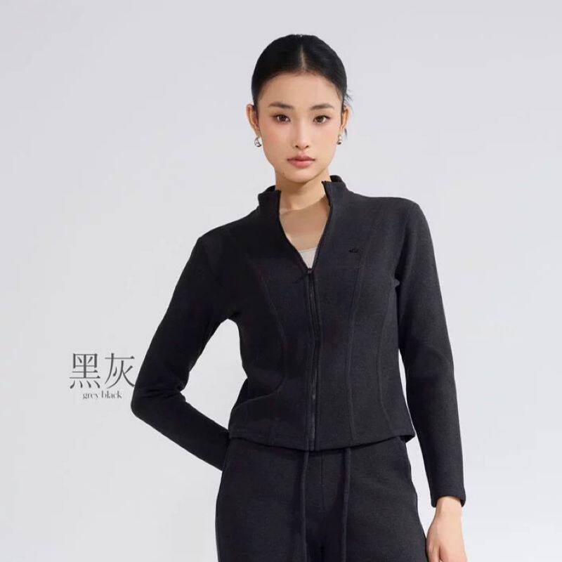 【李夫人粉丝专属】休闲风运动风时尚纯色长袖外套休闲2538