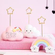 Girl's heart photo folder, note folder, creativity, lovely cartoon, cloud message folder, business card folder, desktop decoration widget
