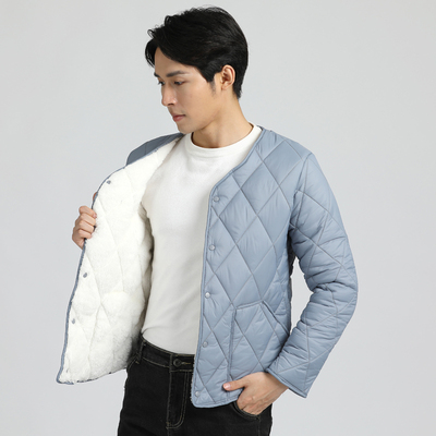 秋冬季加绒棉服棉衣男加厚保暖