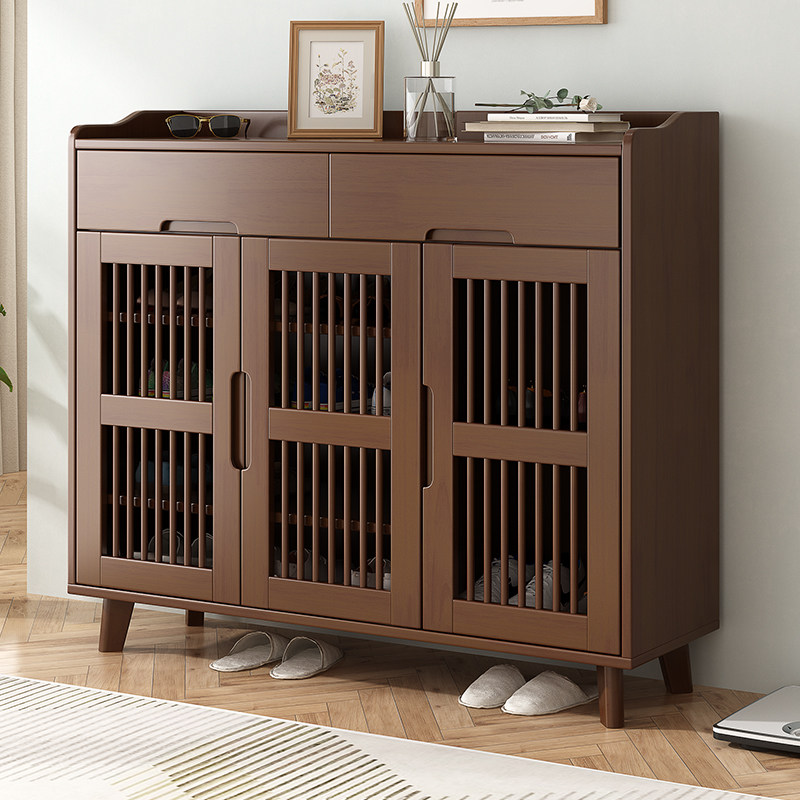 鞋柜家用门口室内实木出租屋简易透气抽屉多功能入户玄关柜客厅,住宅家具,鞋柜,淘宝优惠券,粉丝福利购,淘宝优惠卷