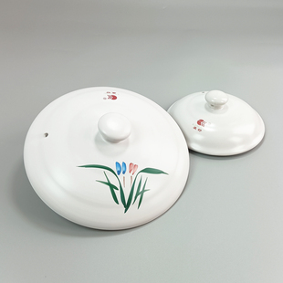 康舒火锅煲盖陶瓷砂锅盖子配盖耐高温防爆裂加厚瓷煲汤锅炖盖正品