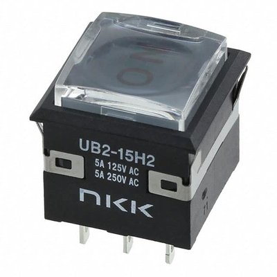 UB215KKW016CF-4JCF11【SWITCH PUSHBUTTON SPDT 5A 125V】