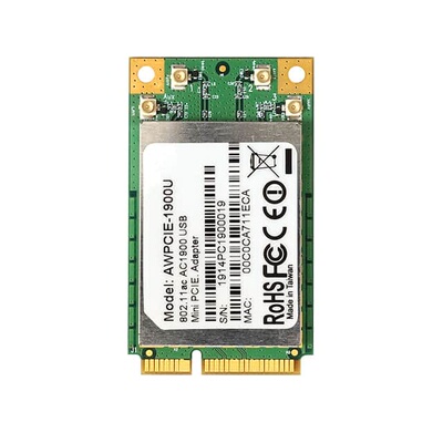 AWPCIE-1900U【RTL8814AU WI-FI 5 MINI PCIE, 4X4】