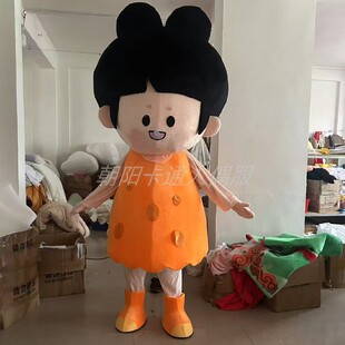 霸王茶姬卡通人偶服装女孩玩偶服装人物造型宣传道具服舞台表演服