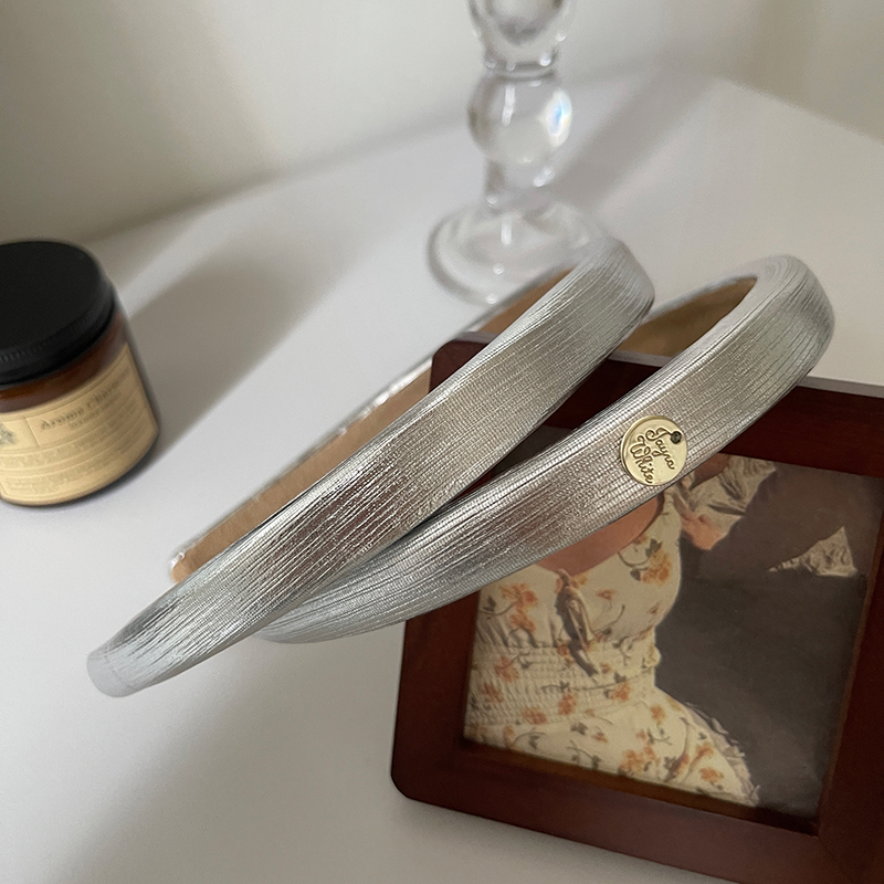 发箍原创设计银色纹理发饰头饰