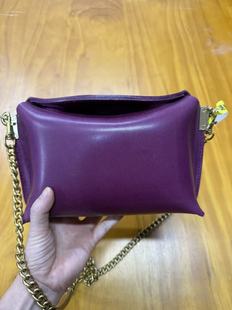 链条贝壳小包包新款简约时尚百搭头层牛皮单肩斜挎包小众设计