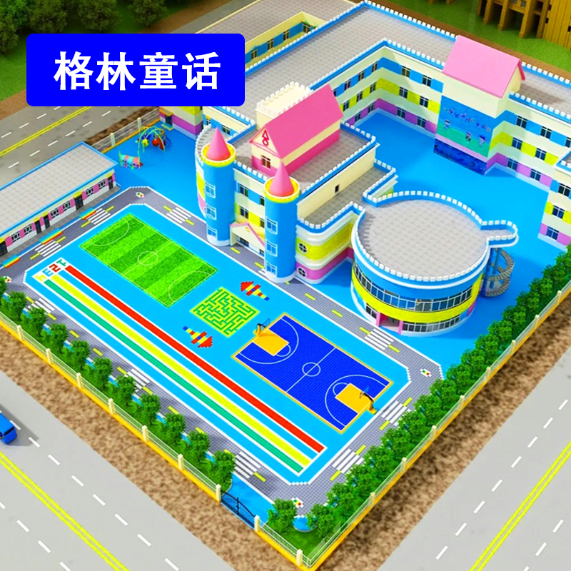 悬浮地板幼儿园施工简单颜色多样