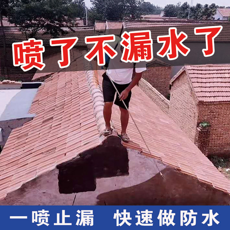 雨纯屋顶漏水防水涂料纳米渗透型原液喷雾剂外墙面渗水补漏胶透明