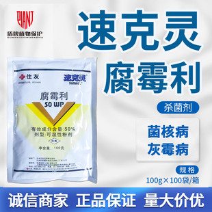 日本住友 速克灵 50%腐霉利 葡萄黄瓜番茄灰霉病菌核病农药杀菌剂