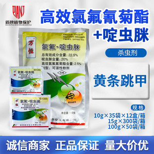 泰丰 万恒22.5%氯氟啶虫脒黄条跳甲高效氯氟氰菊酯啶虫脒杀虫剂