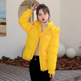 清仓羽绒服女短款2025新款冬季韩版加厚白鸭绒小个子面包服爆外套