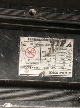 安川电机SGMGH-1AA2A-YR21进口二手电机 专业销售维修一体化