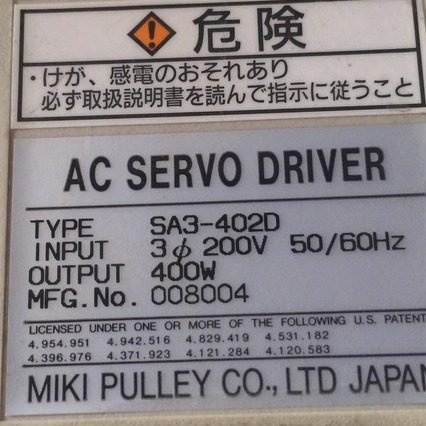 SA3-402D 二手松下驱动器
