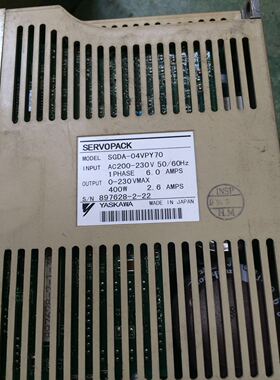 SGDA-04VPY70安川驱动器二手进口驱动器