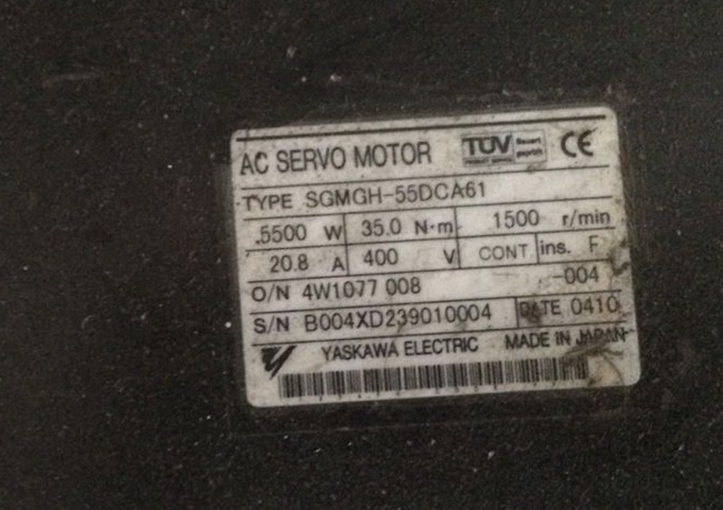 安川伺服电机 SGMGH-55DCB61  专业销售维修一体化