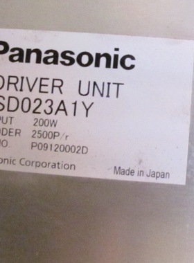MSD023A1Y  二手松下驱动器