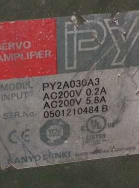 PY2A030A3二手三洋驱动器
